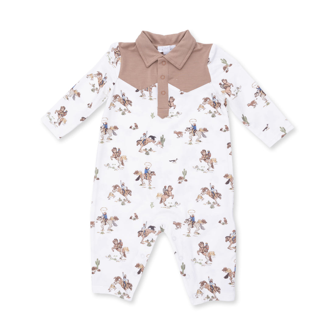 Horse Wrangler L/S Cowboy Romper