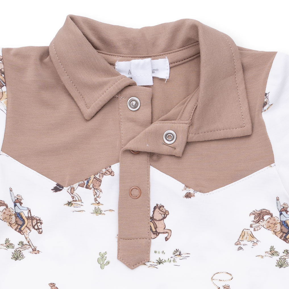 Horse Wrangler L/S Cowboy Romper