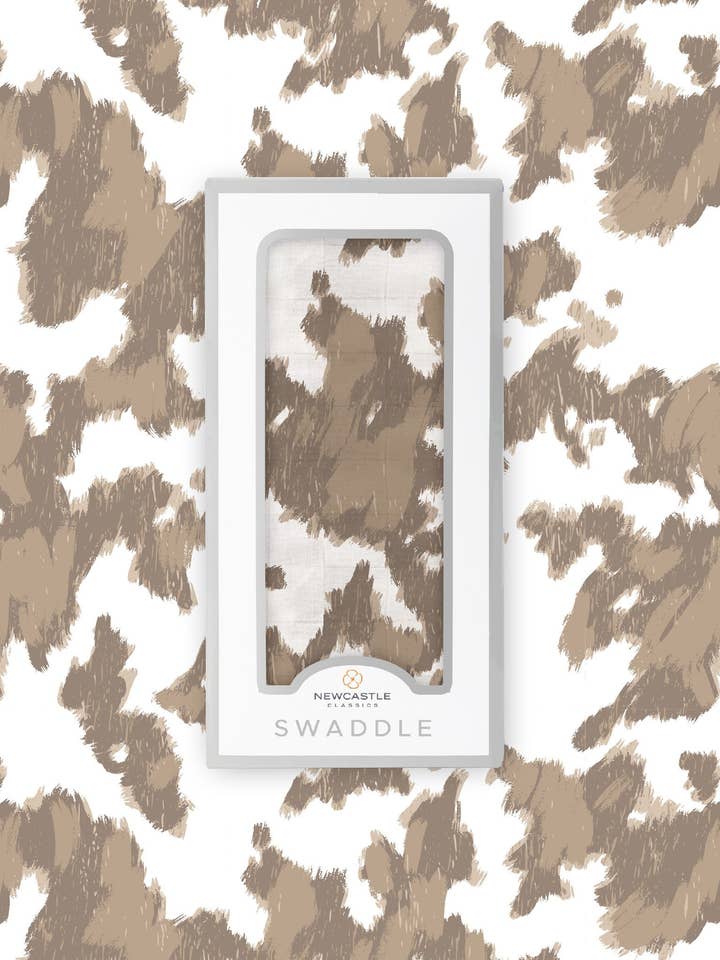 Yellowstone Cowhide Swaddle