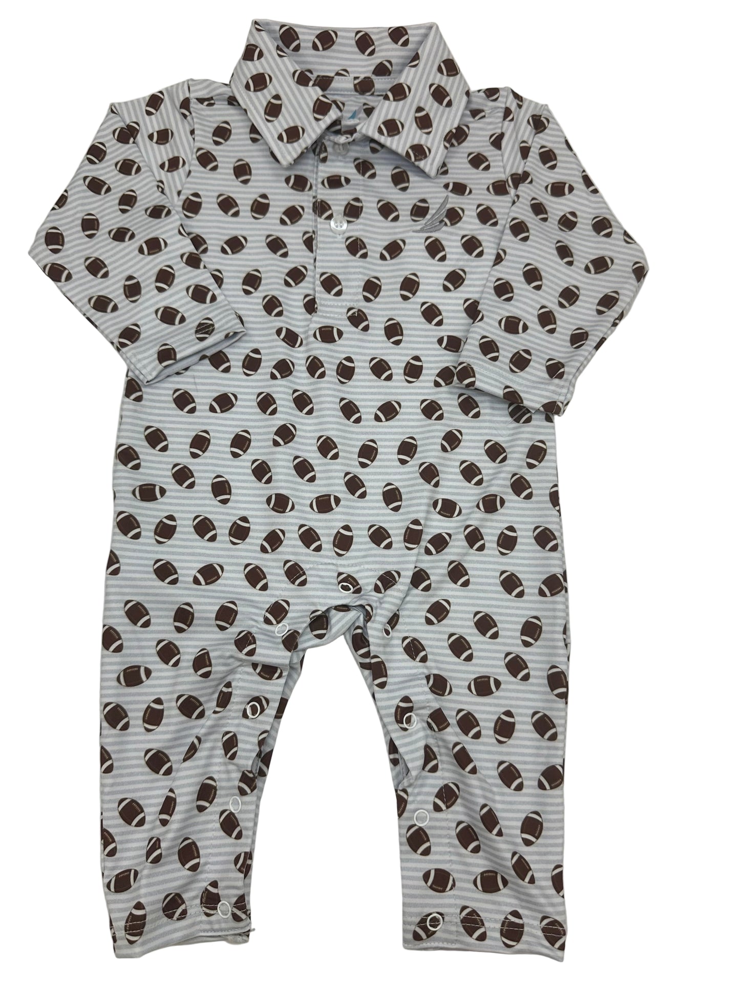 Banks Football Print Romper