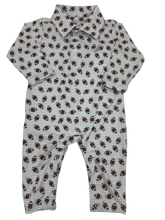 Banks Football Print Romper