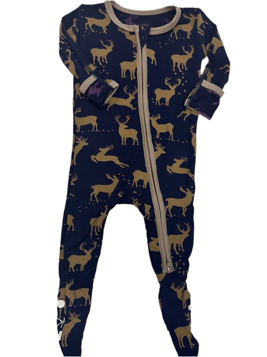Peacoat Elk Footie