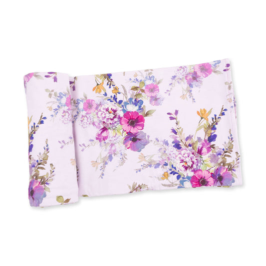 Dahlia Floral Swaddle