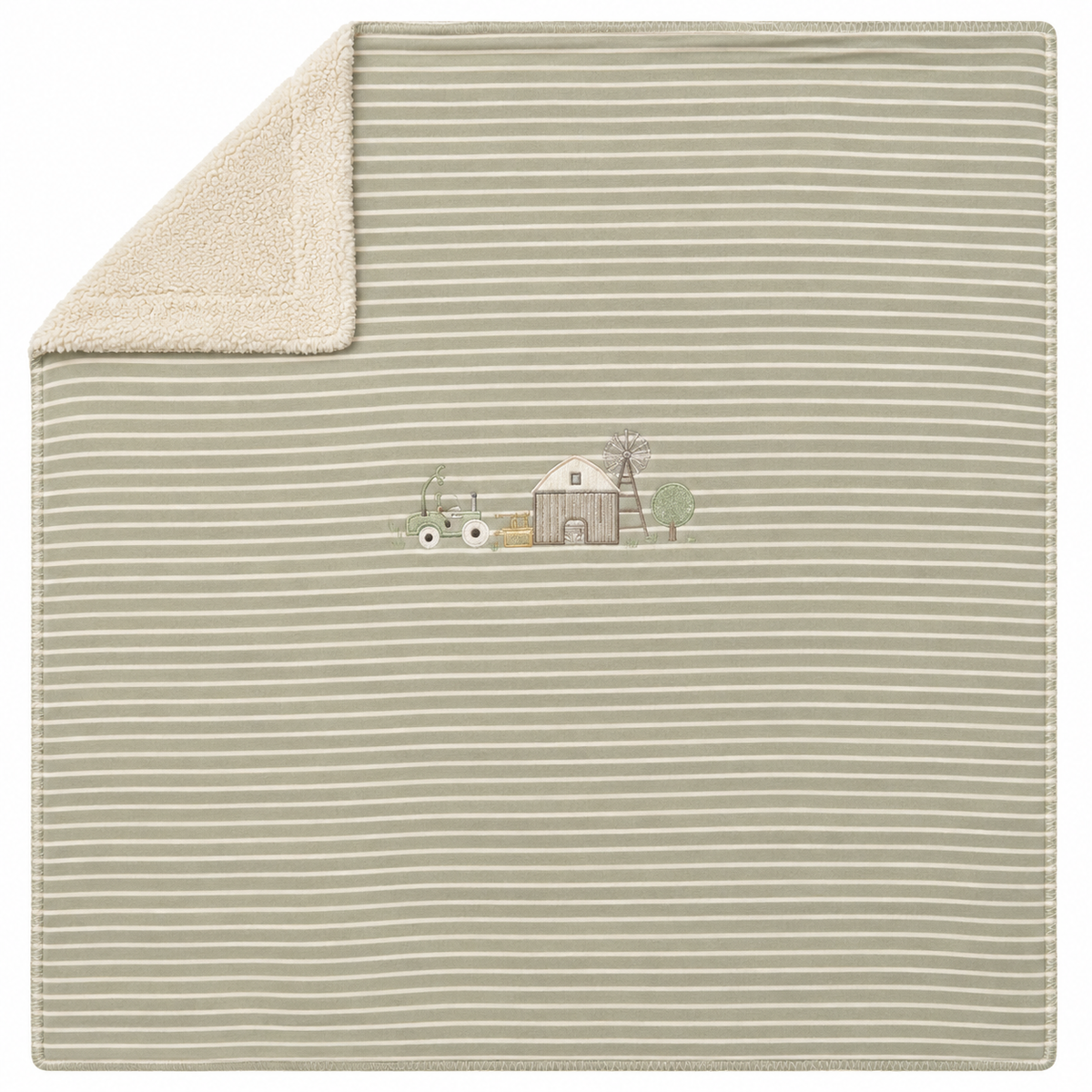 Faux Fur Farm Blanket