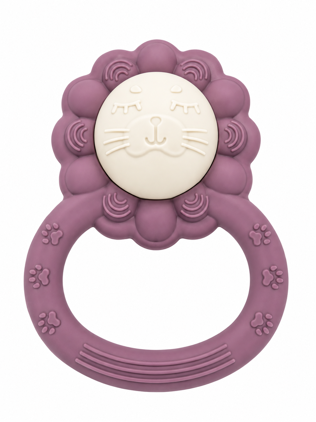 Silicone Lion Rattle