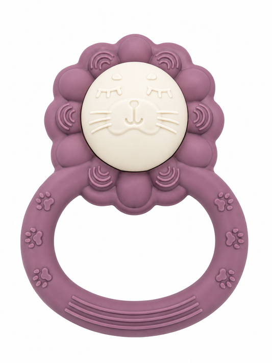Silicone Lion Rattle