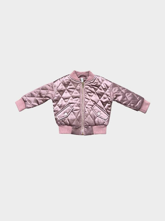 Winter Mauve Bomber Jacket