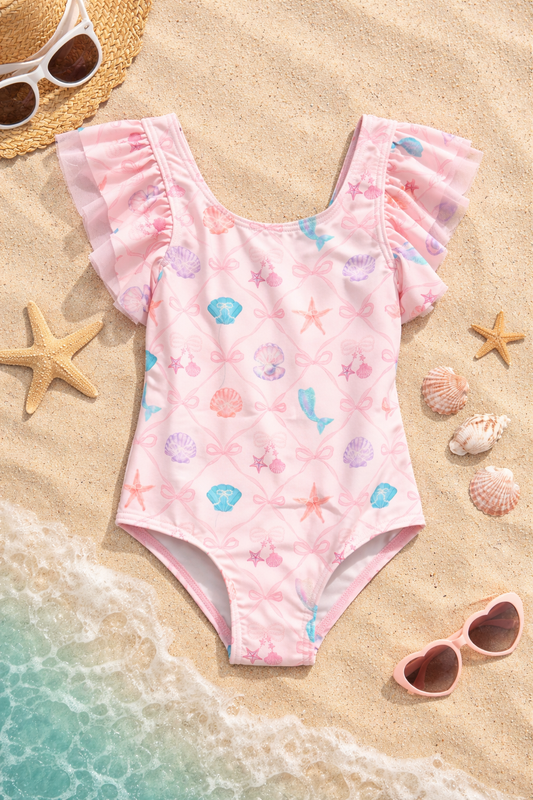Mermaid Trellis Bathing Suit