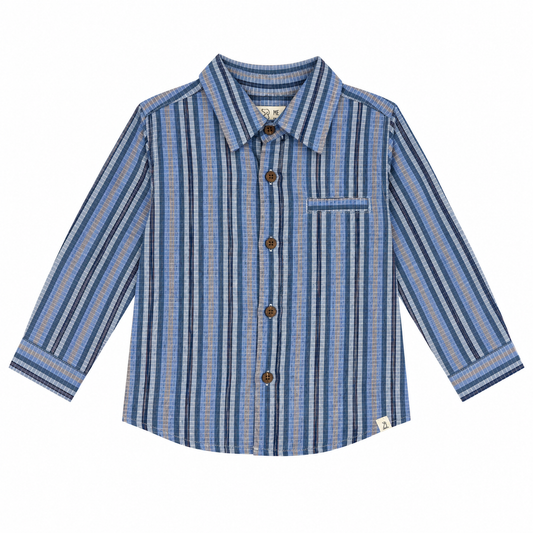 Atwood Blue Plaid Woven Shirt
