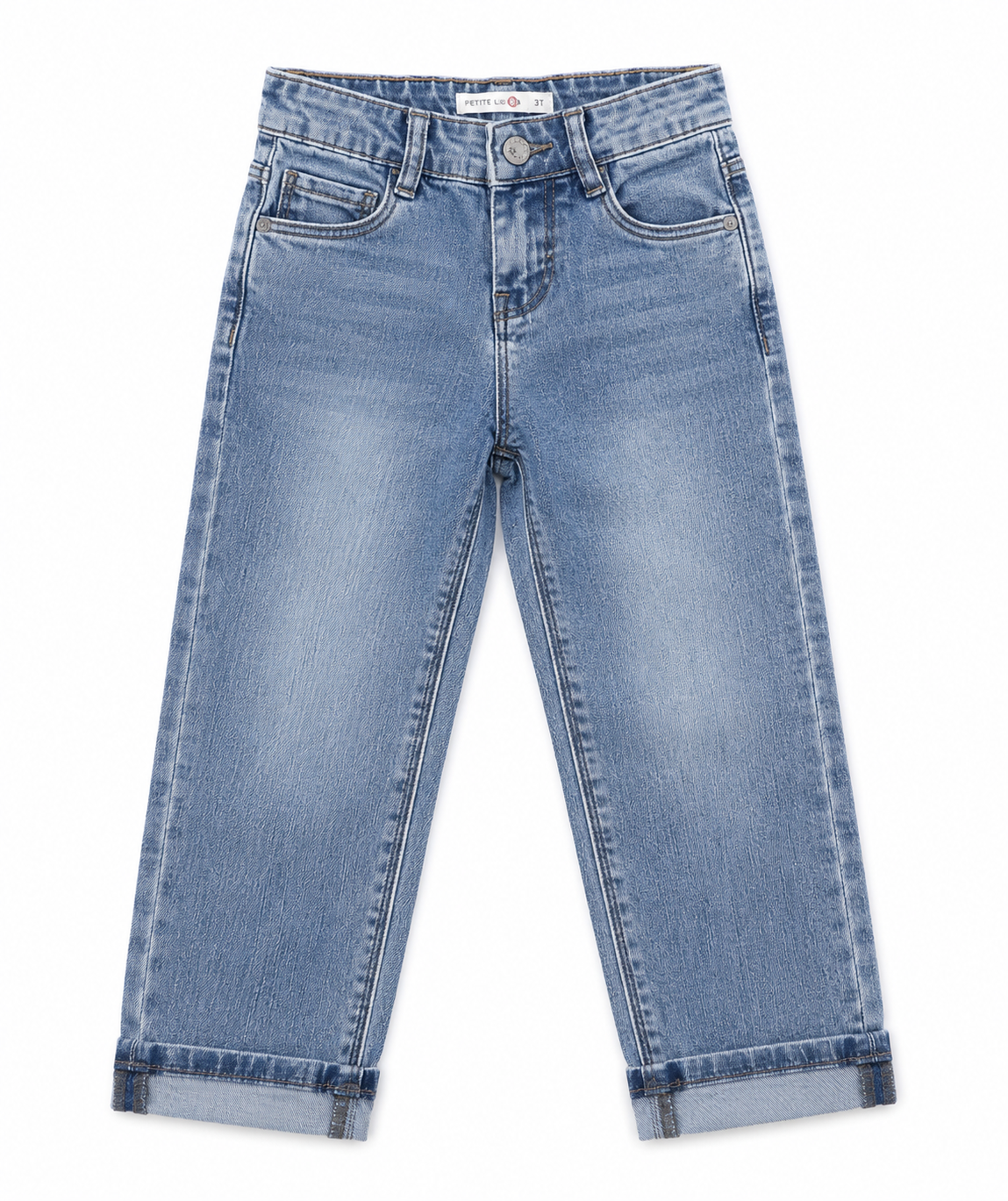 Boys Mid Blue Denim Pants
