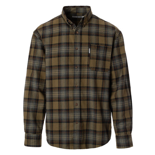 Olive Green Woodsman Flannel