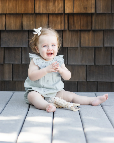 Myla Romper Seafoam