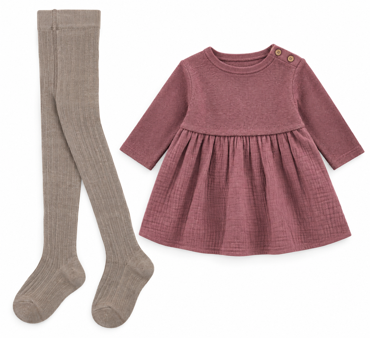 Amora Dress With Tan Tights