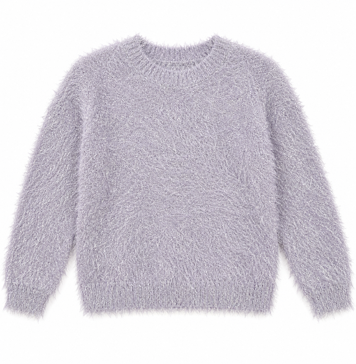 Lavander Fuzzy Knit Sweater