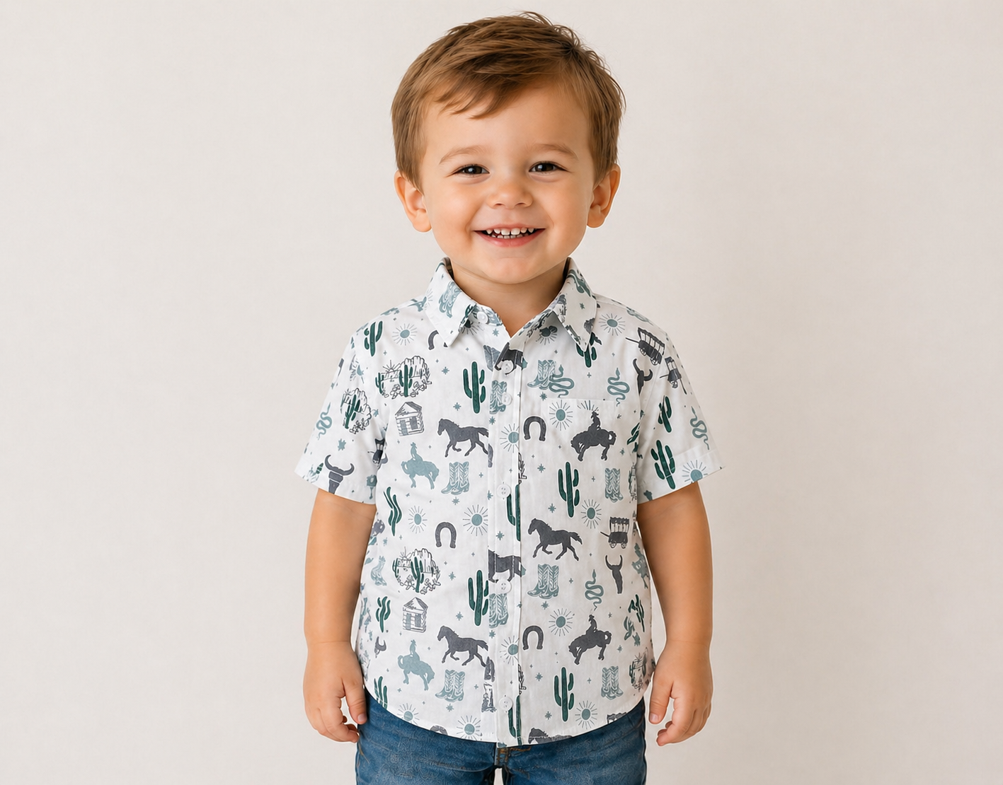 Western Button-Down Shirt