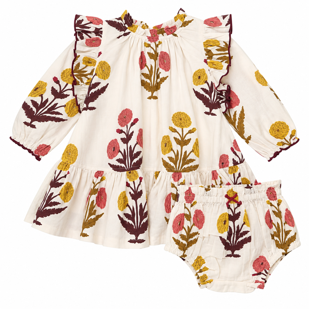Baby Haper Harvest Dandelion Dress Set