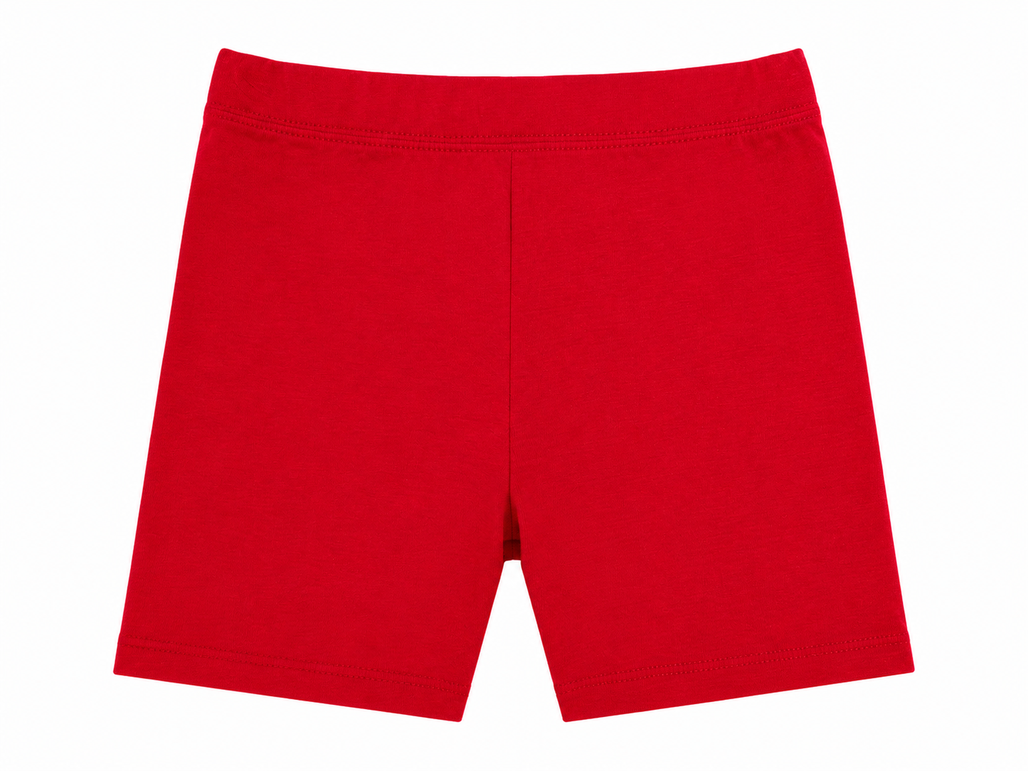 Red Biker Shorts