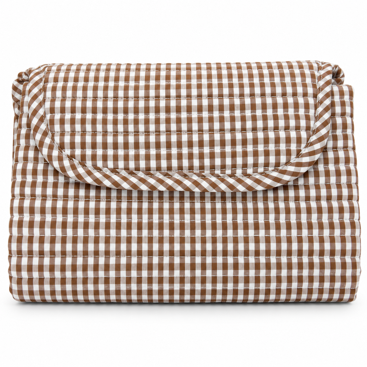 Quilted Changing Mat Gingham Coco