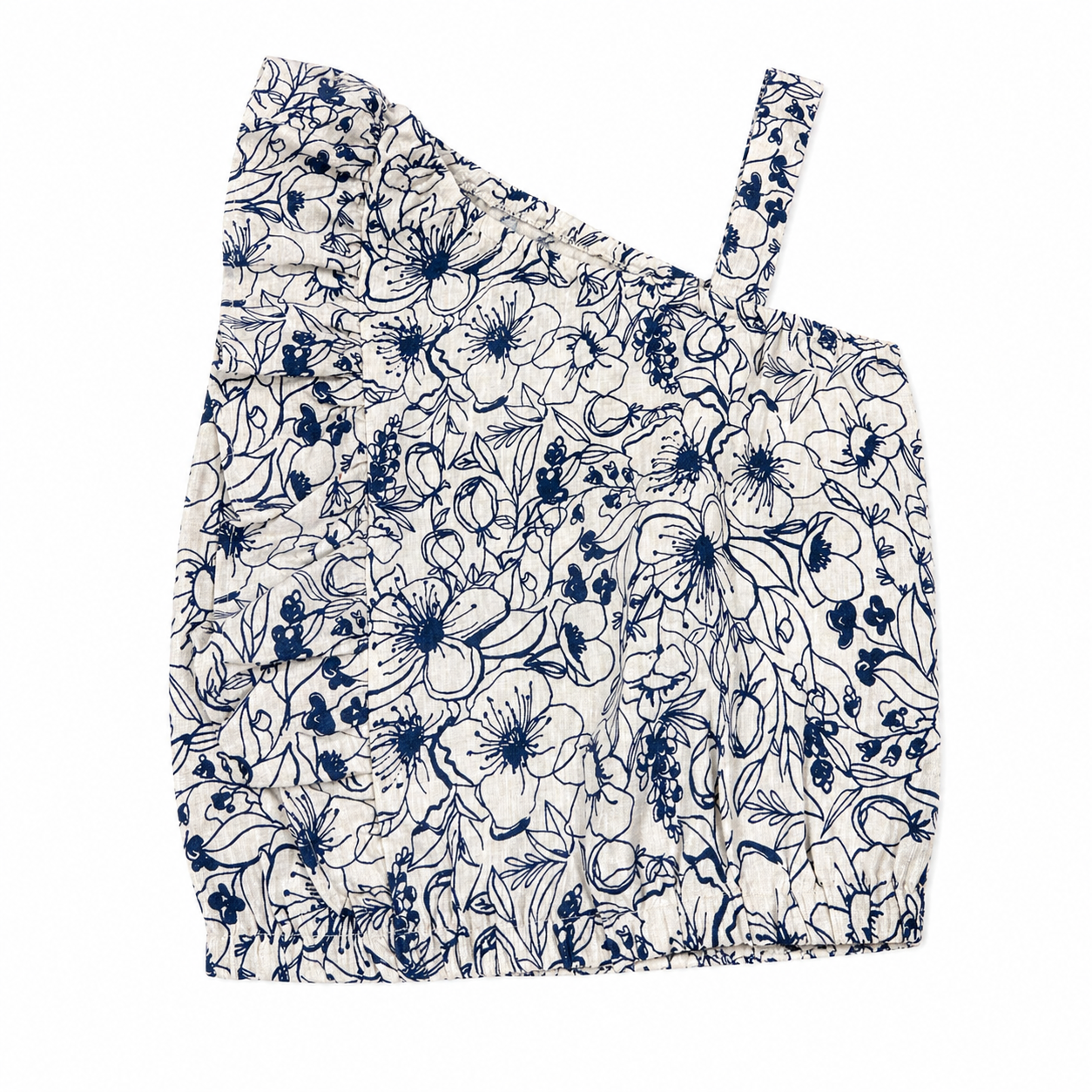 Floral Linen Top