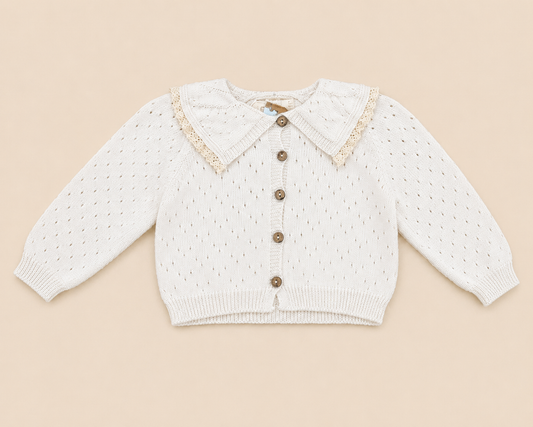 Cream Knit Cardigan