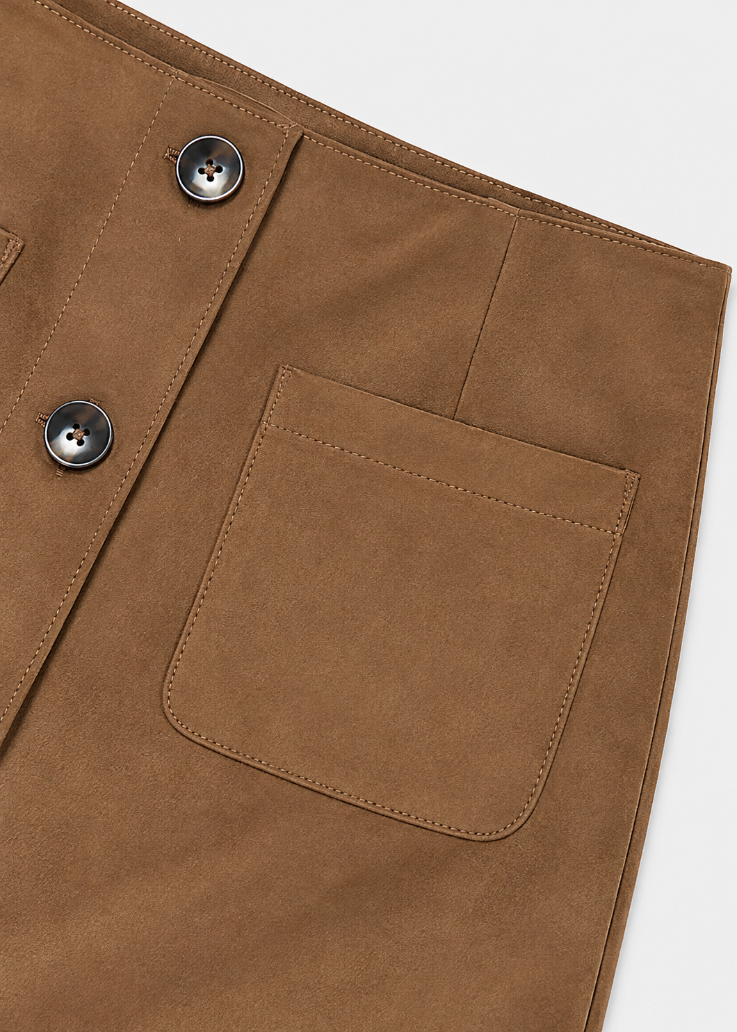 Caramel Suede Skirt