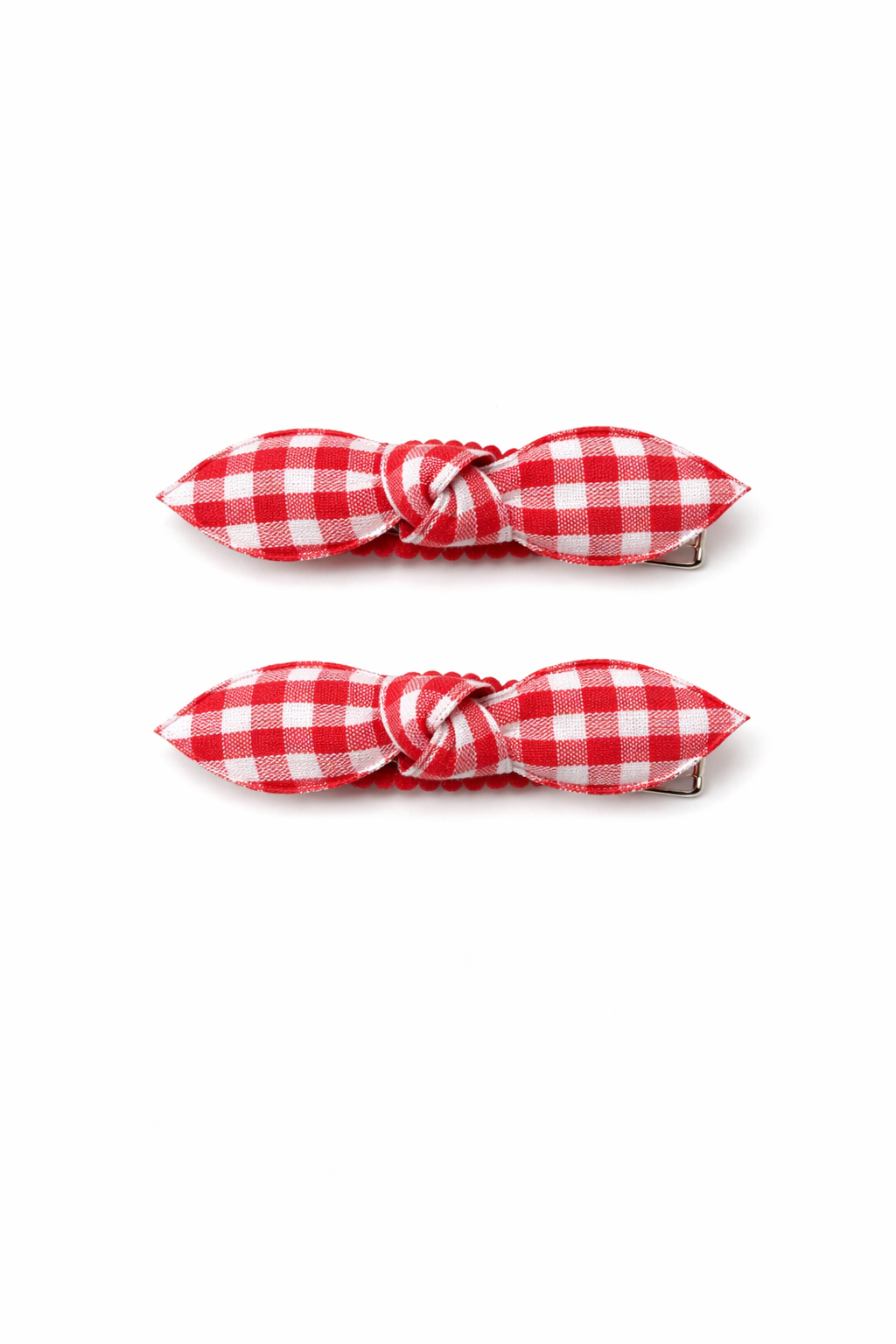 Gingham Hair Clips