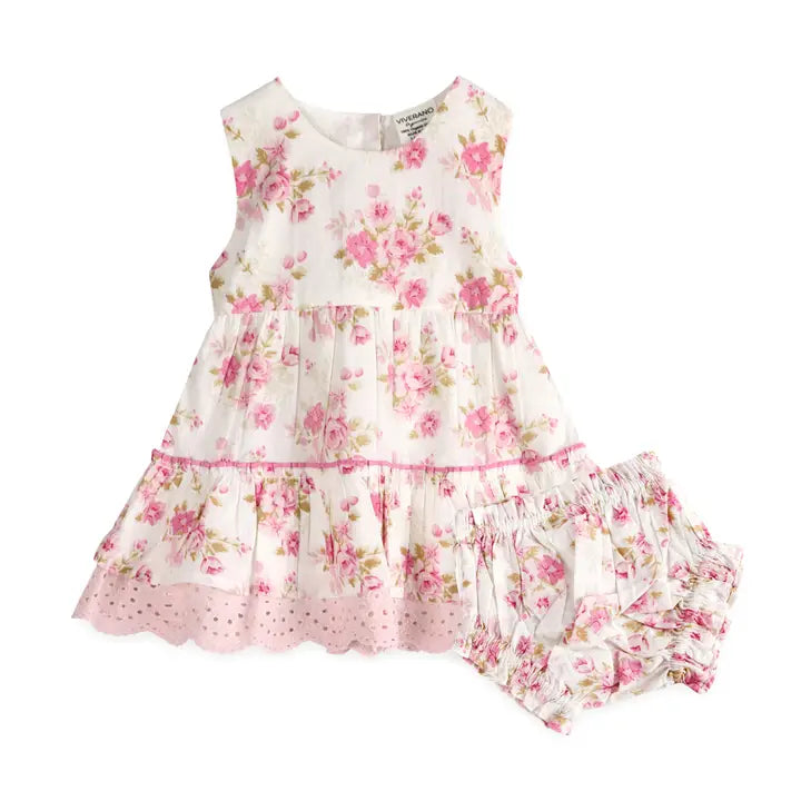 Camille Floral Dress and Blommer