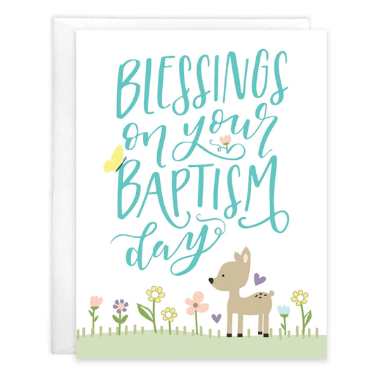 Religious Greeting Card Flowers