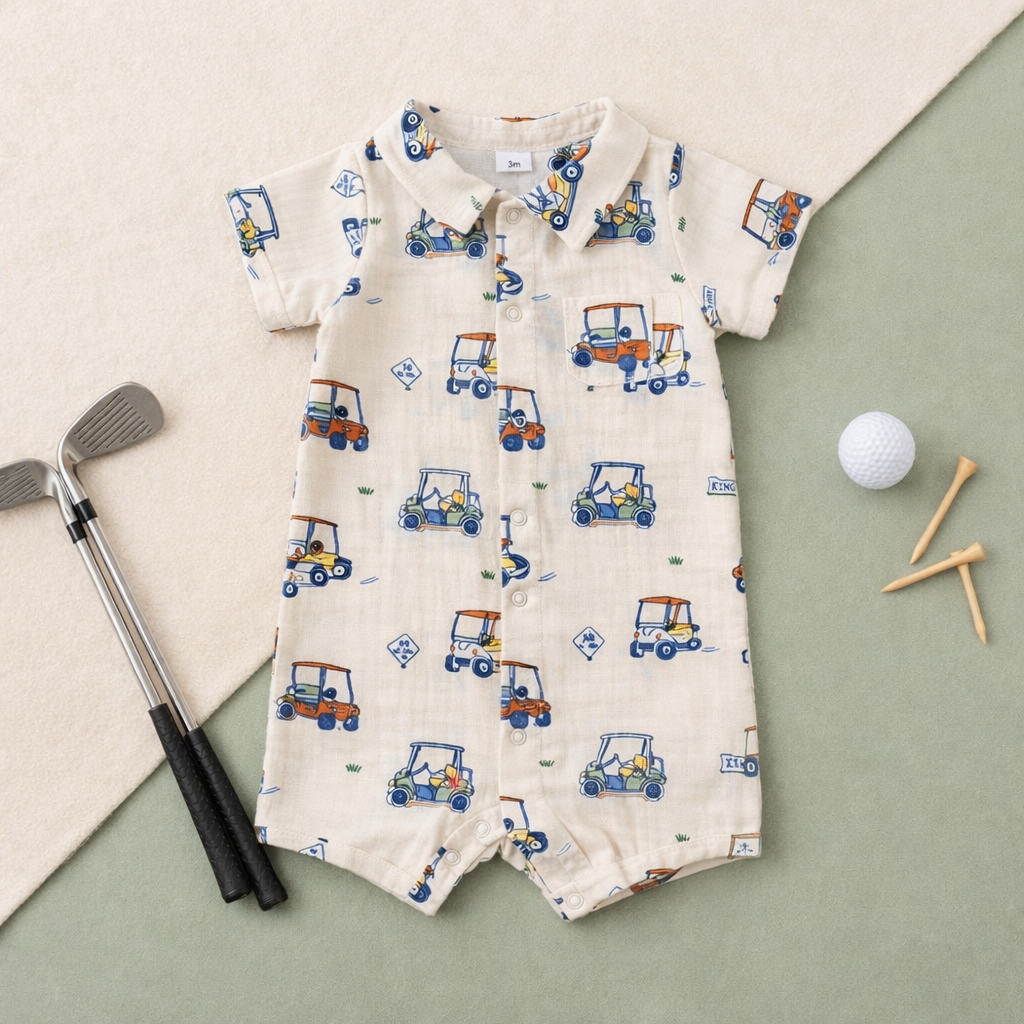 Zooming Golf Carts Polo Shortie