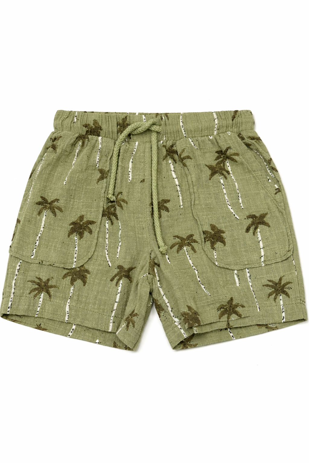 Green Palm Themed Boy Short