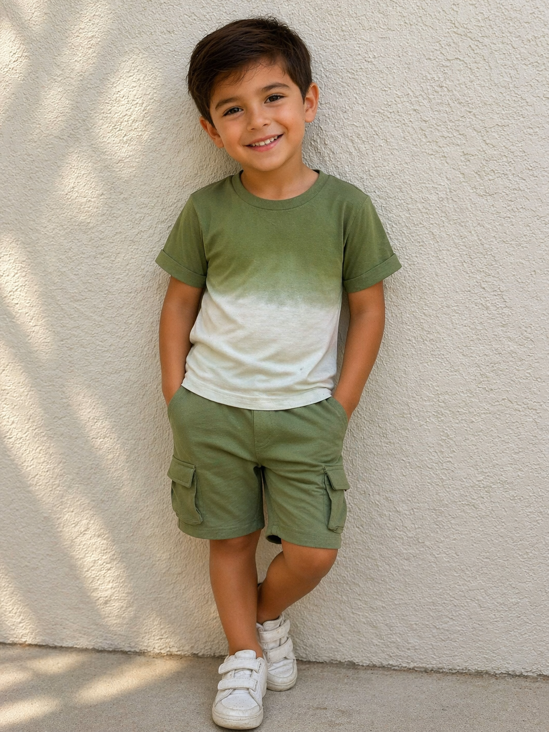 Olive Green Cargo Short