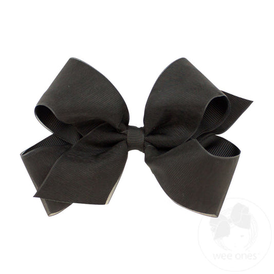 BLK Med Overlay Bow