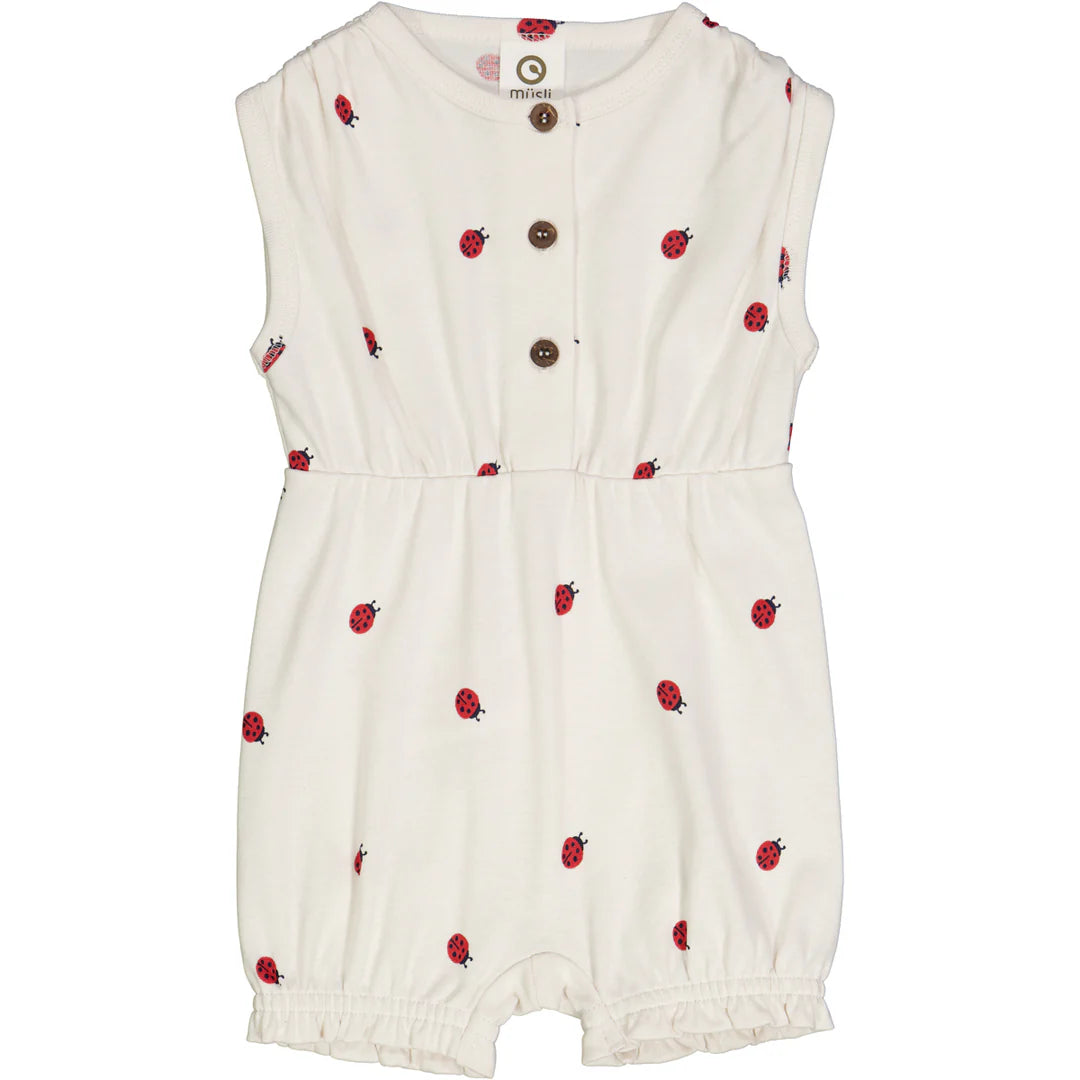 Red LadyBird Romper