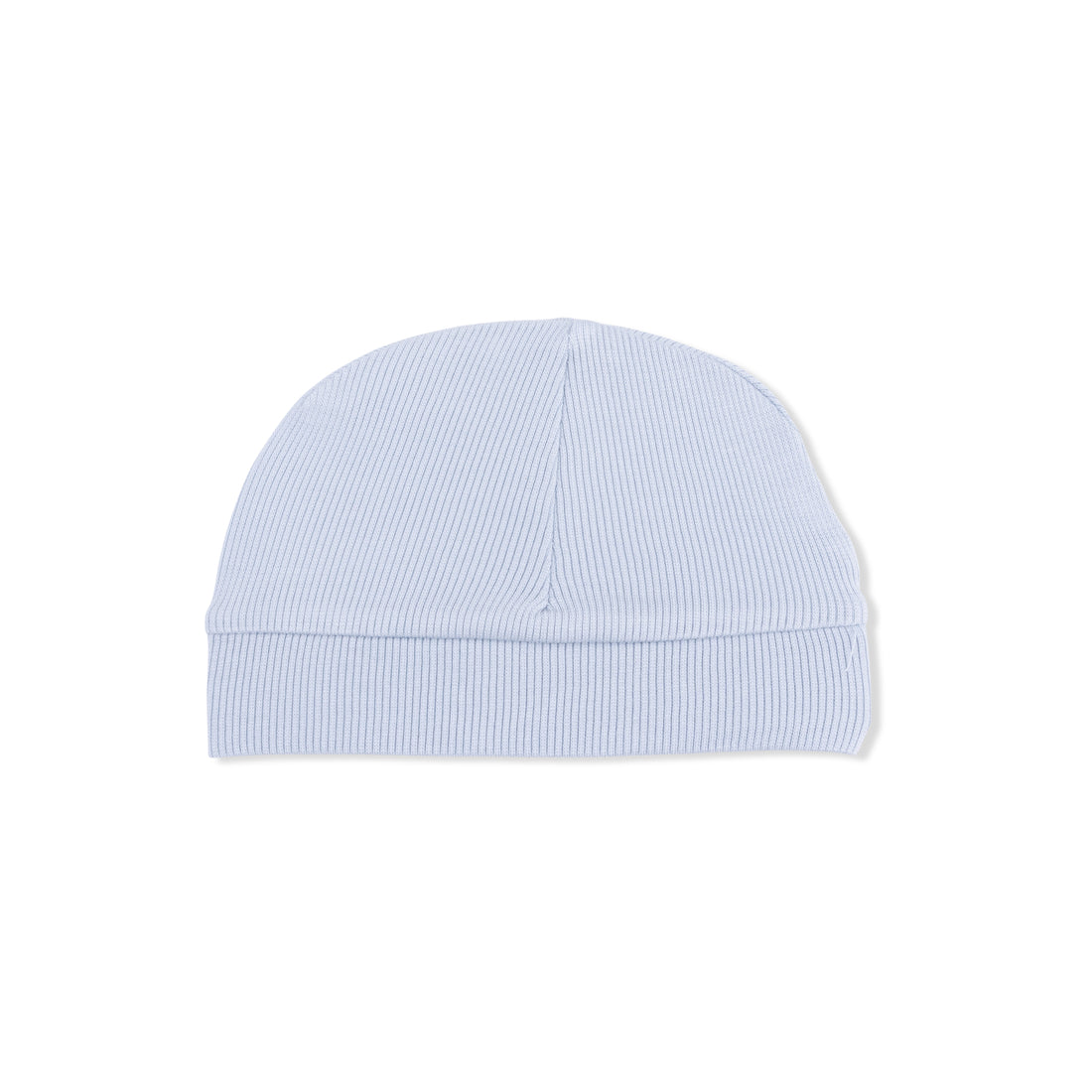 Light blue bamboo beanie pair with gown 