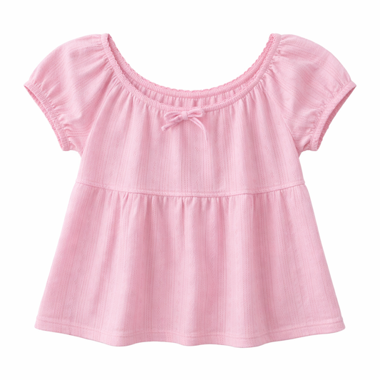 Pink Babydoll Top