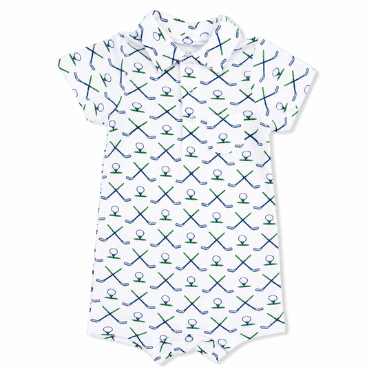 Simple Golf Polo Shortie