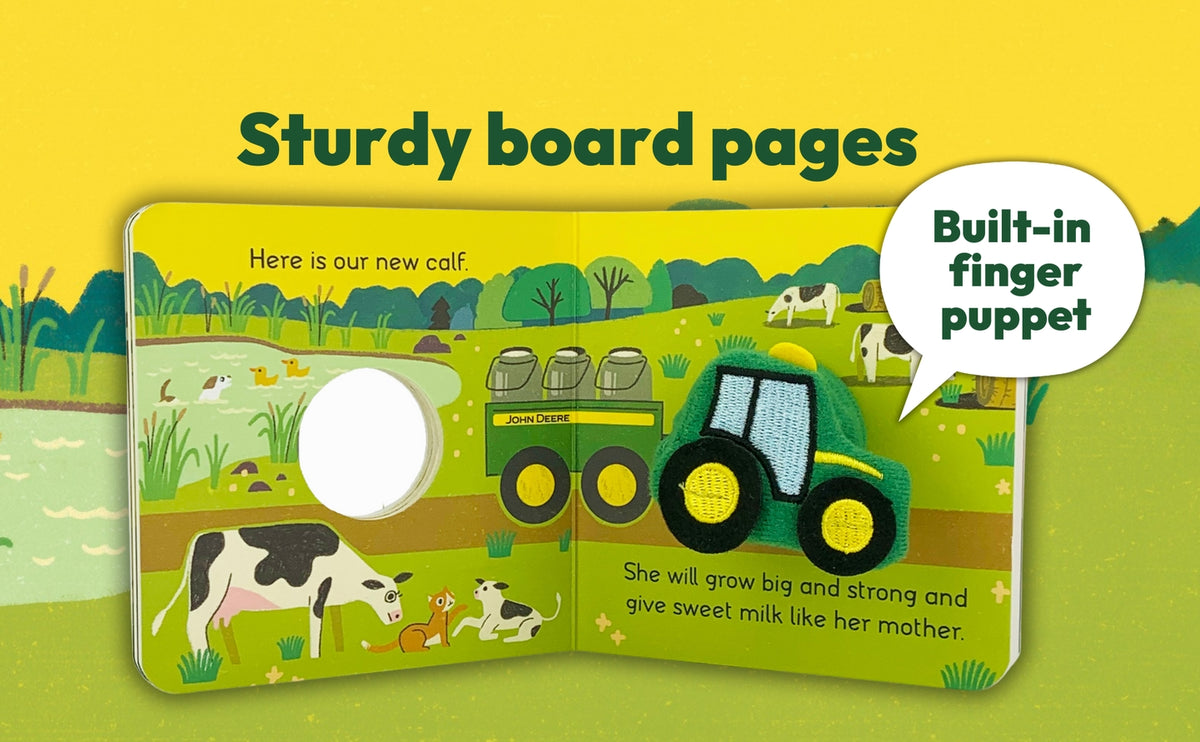 John Deere Tractor Puppet Book