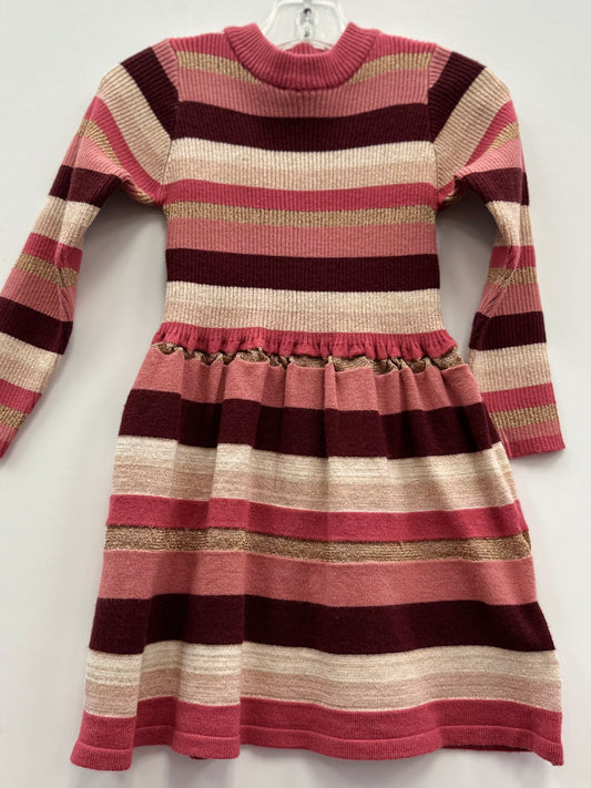 Stripe Multi Knit Dress W/Shimmer