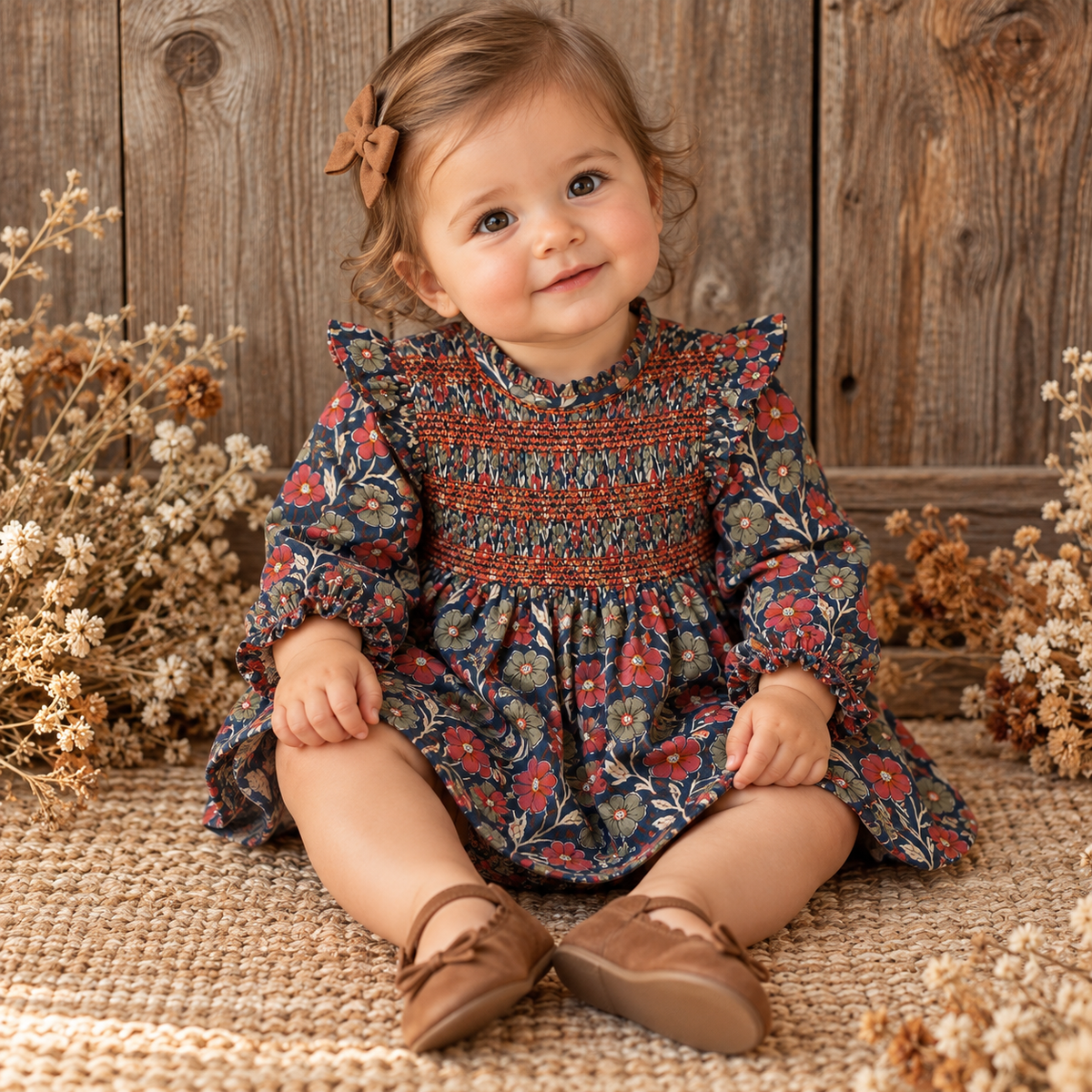 Woodblock Genevive Dress