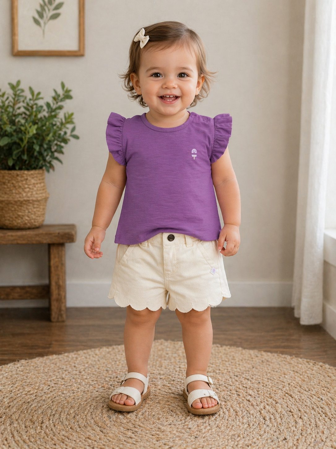 Ivory Scallop Short