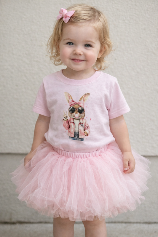 Race Bow Bunny Pink