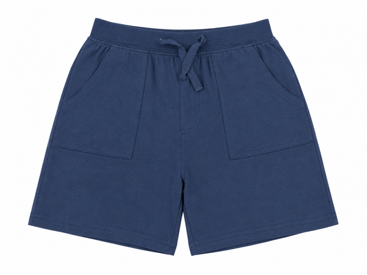 Navy Boy Jersey Knit Short