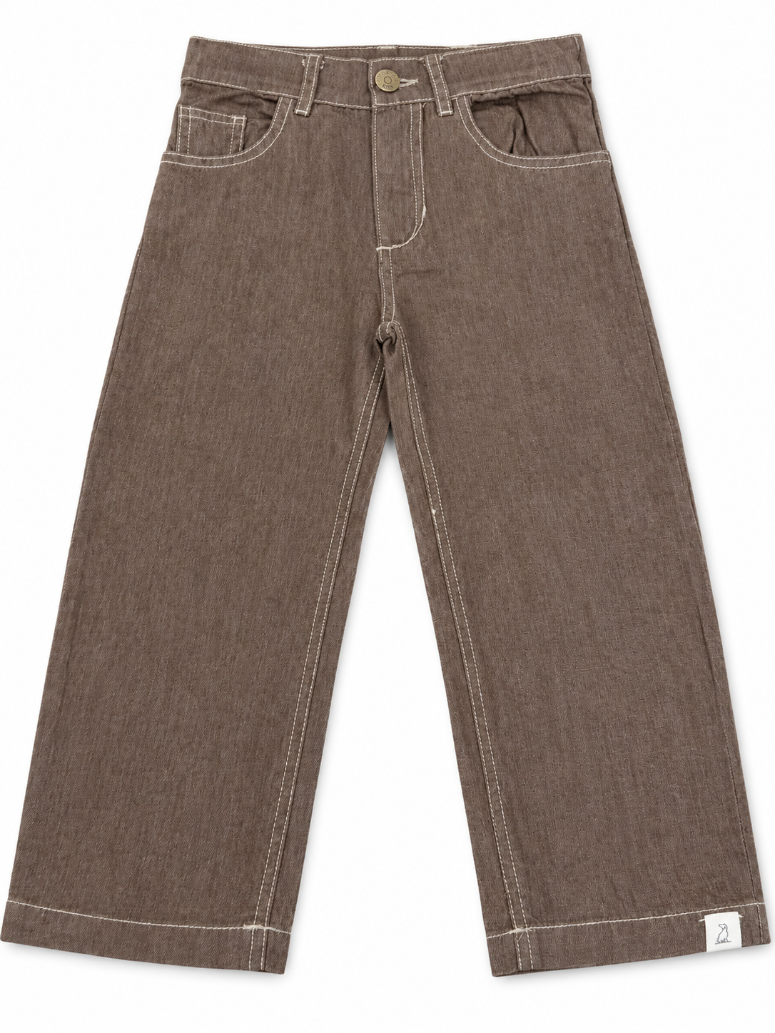 Denny Straight Jeans Brown