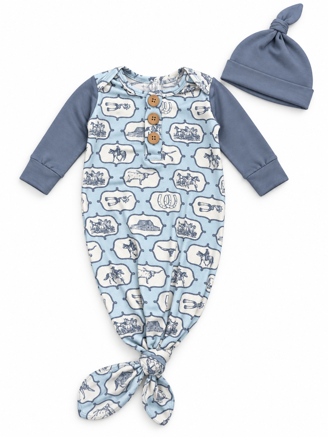 Ryder Reins Knot Gown with Hat