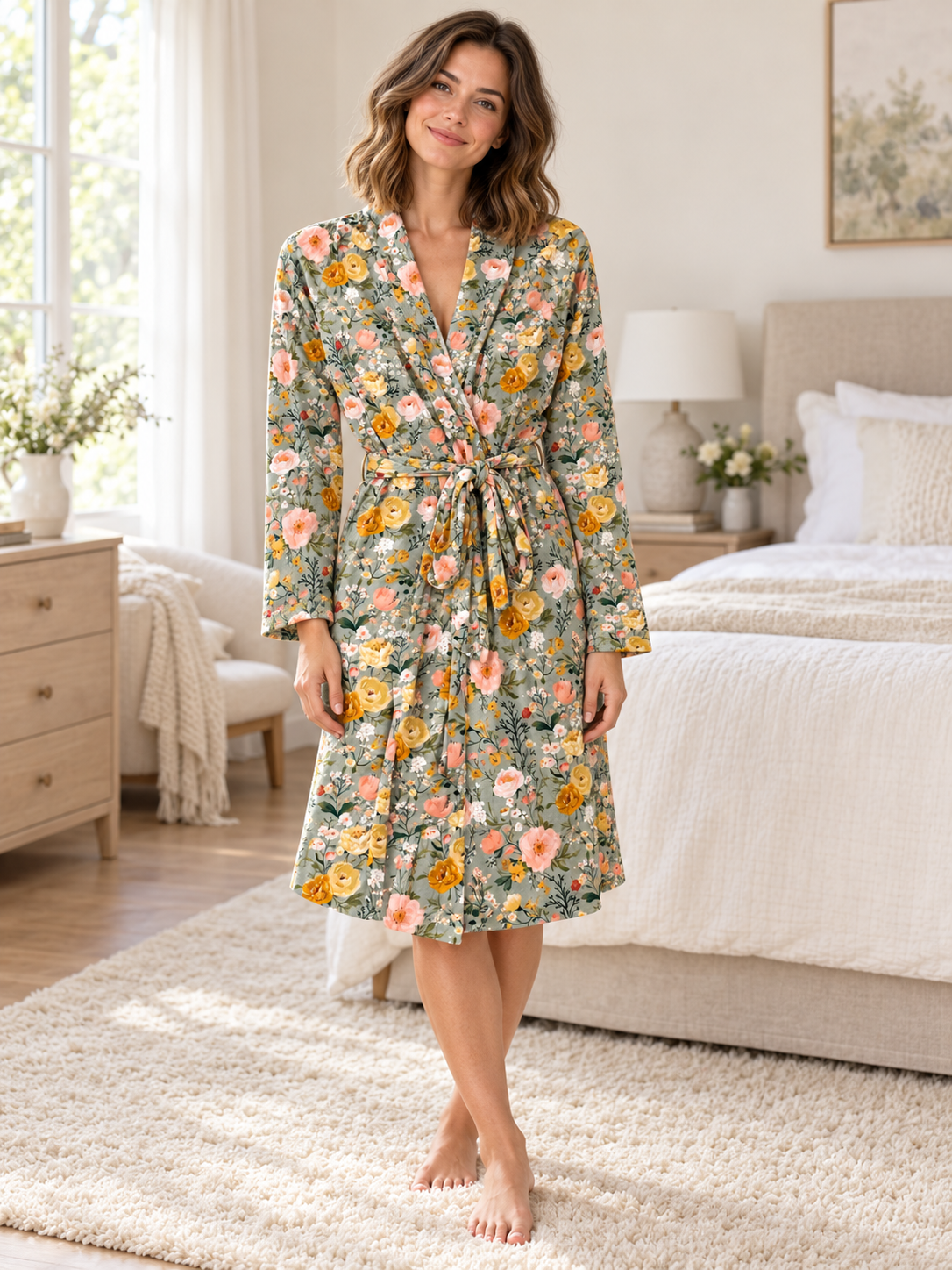 Willow Bloom Mom Robe