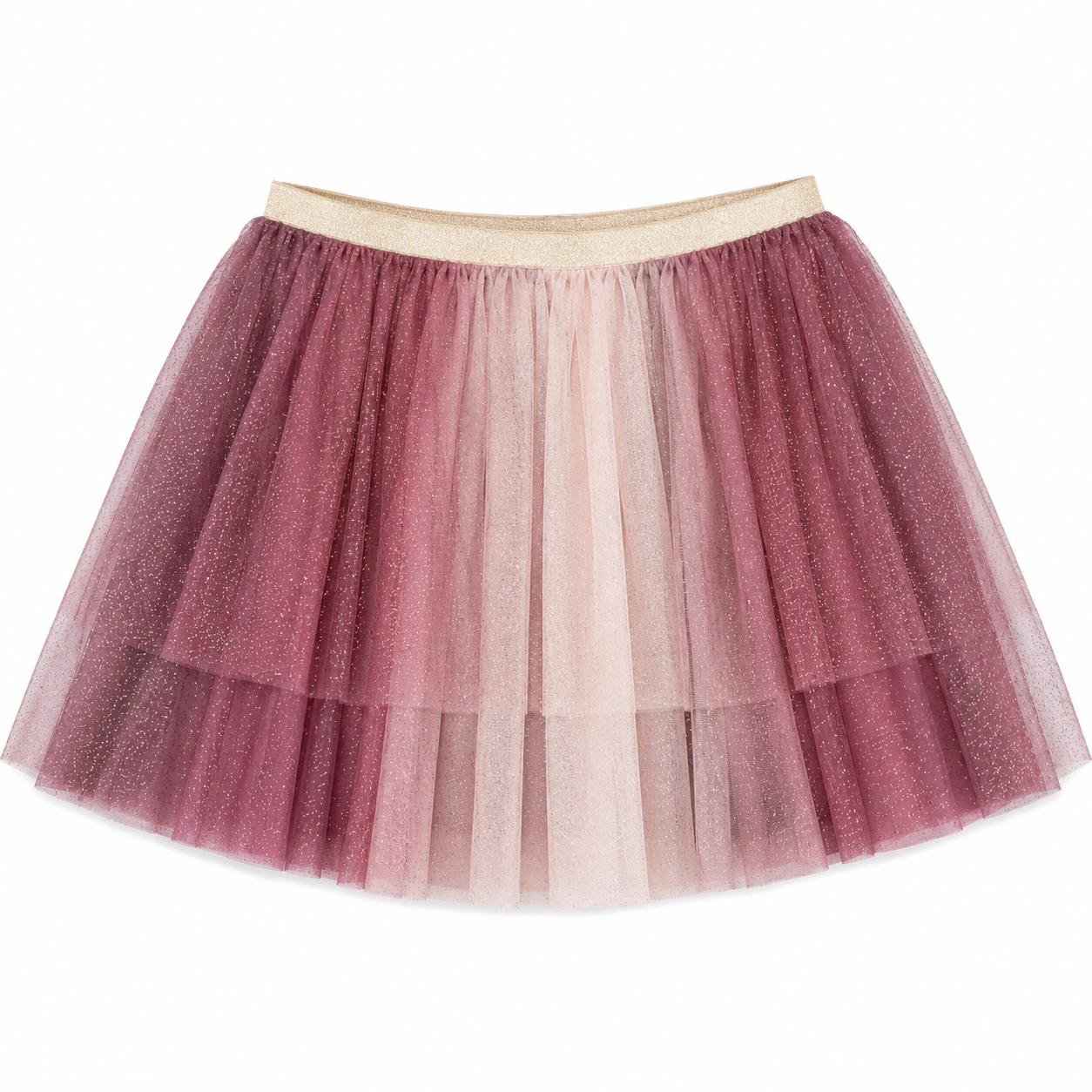 Mesh Skirt with Glitter