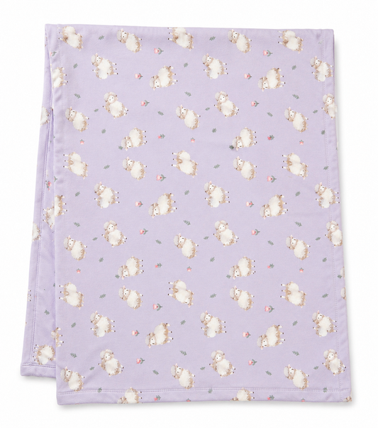 Little Sheep Swaddle Blanket
