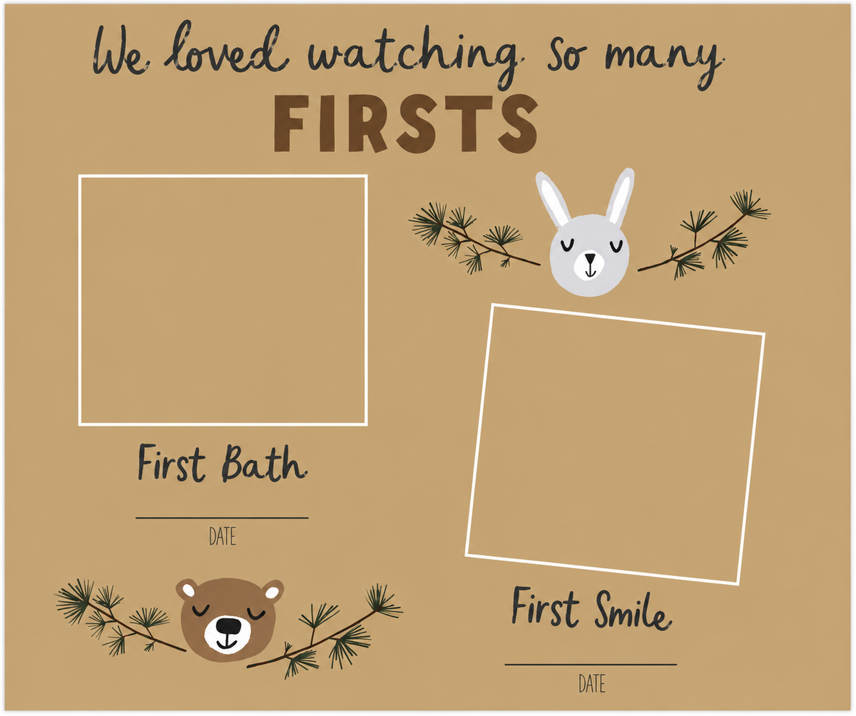 Little Camper First Year Baby Book