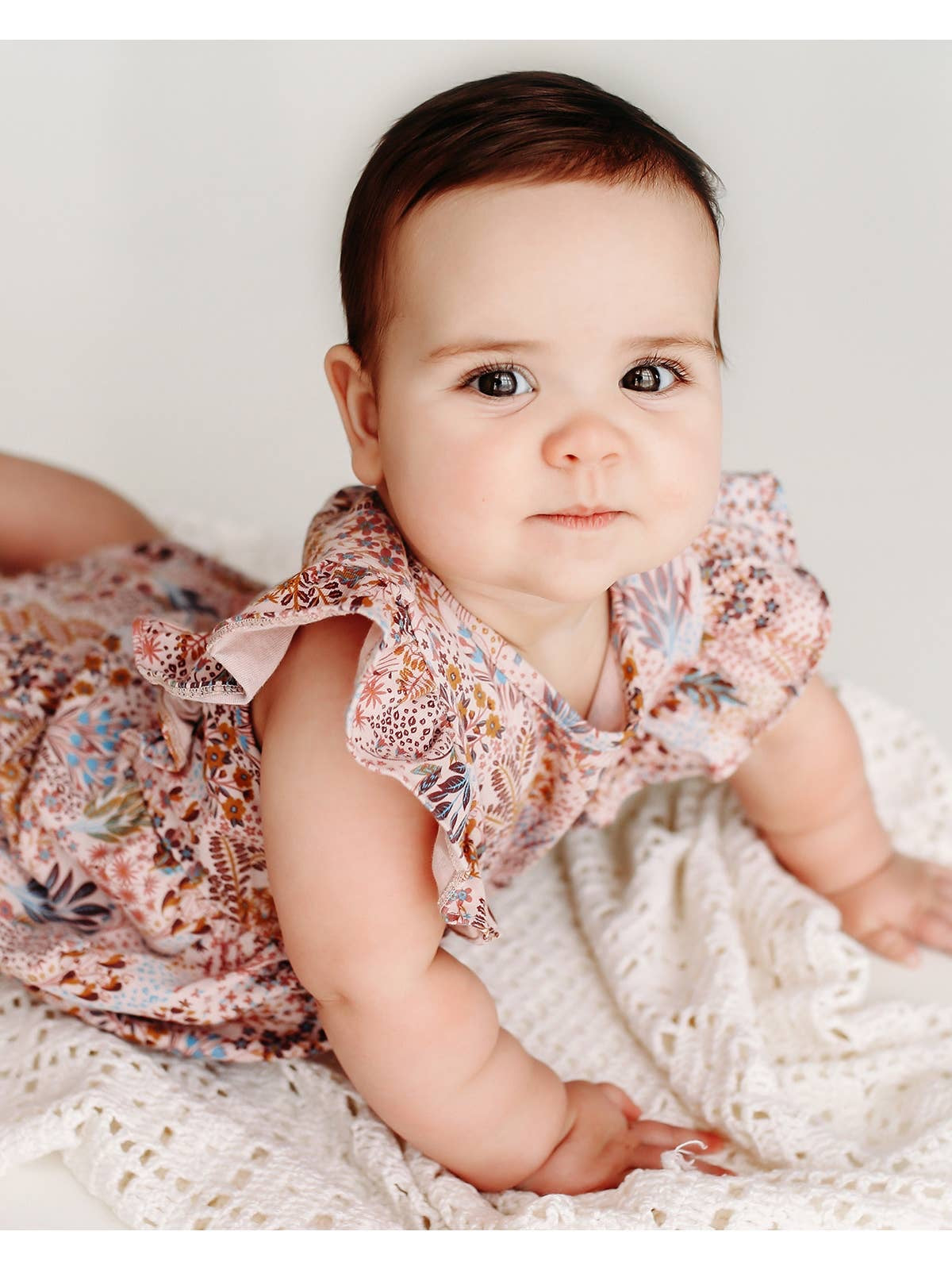 Spring Garden Lilac Romper