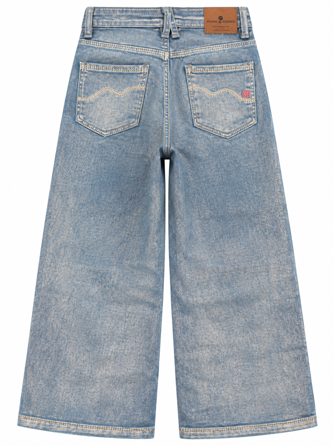 Rose Gold Wide Leg Denim